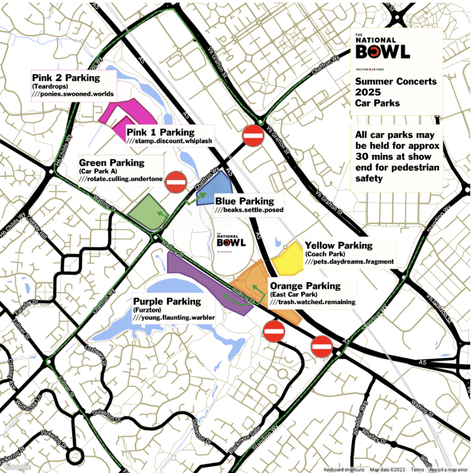 MK Bowl Location Map